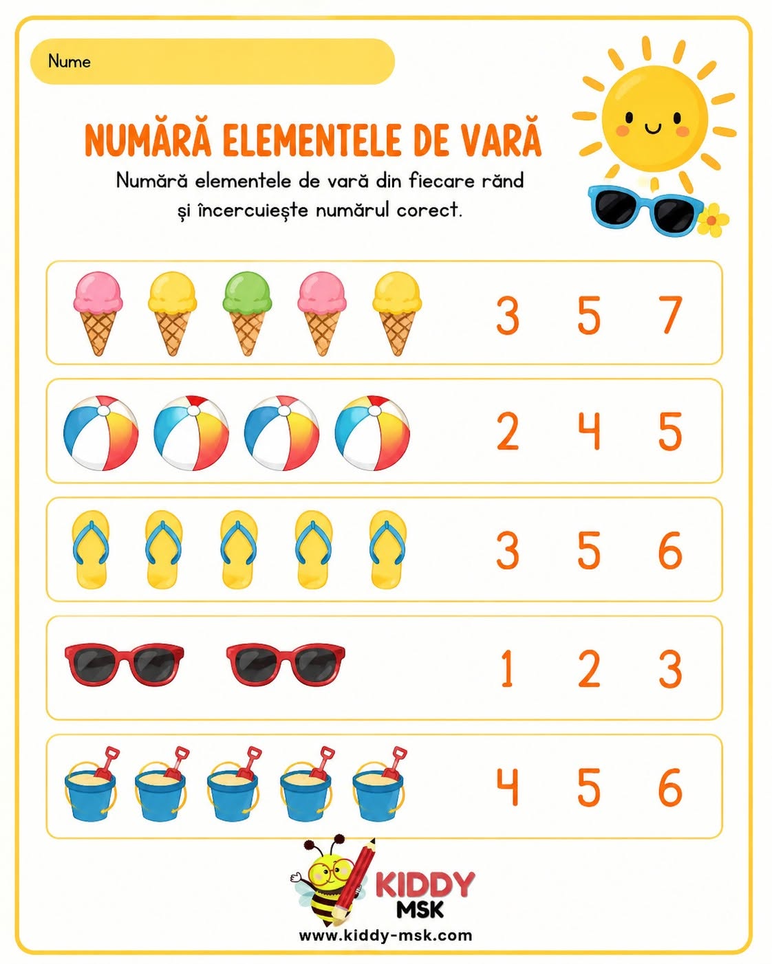 Numără de vară — Scoici, sâmburi și înghețate — prima pagină